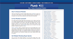 Desktop Screenshot of plumb411.com